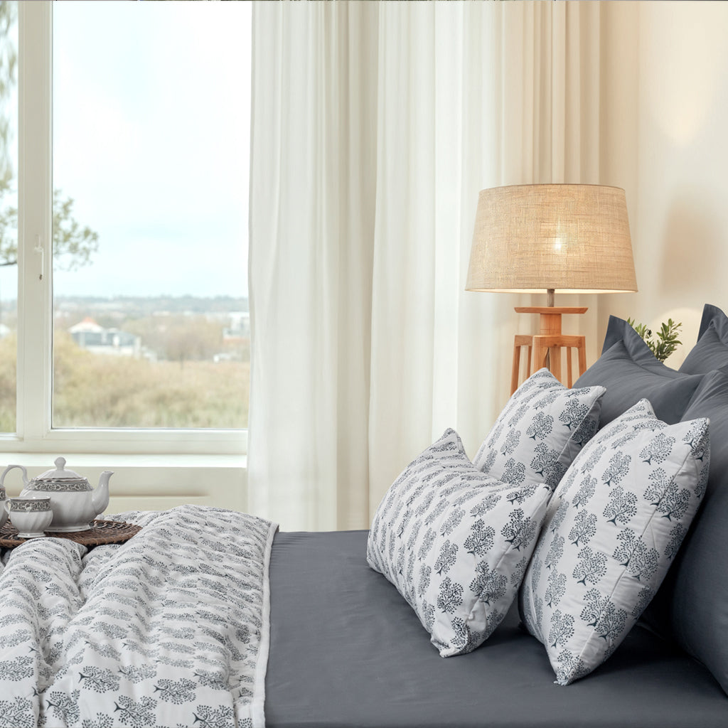 Quilted Cushion Cover - Tree of Life