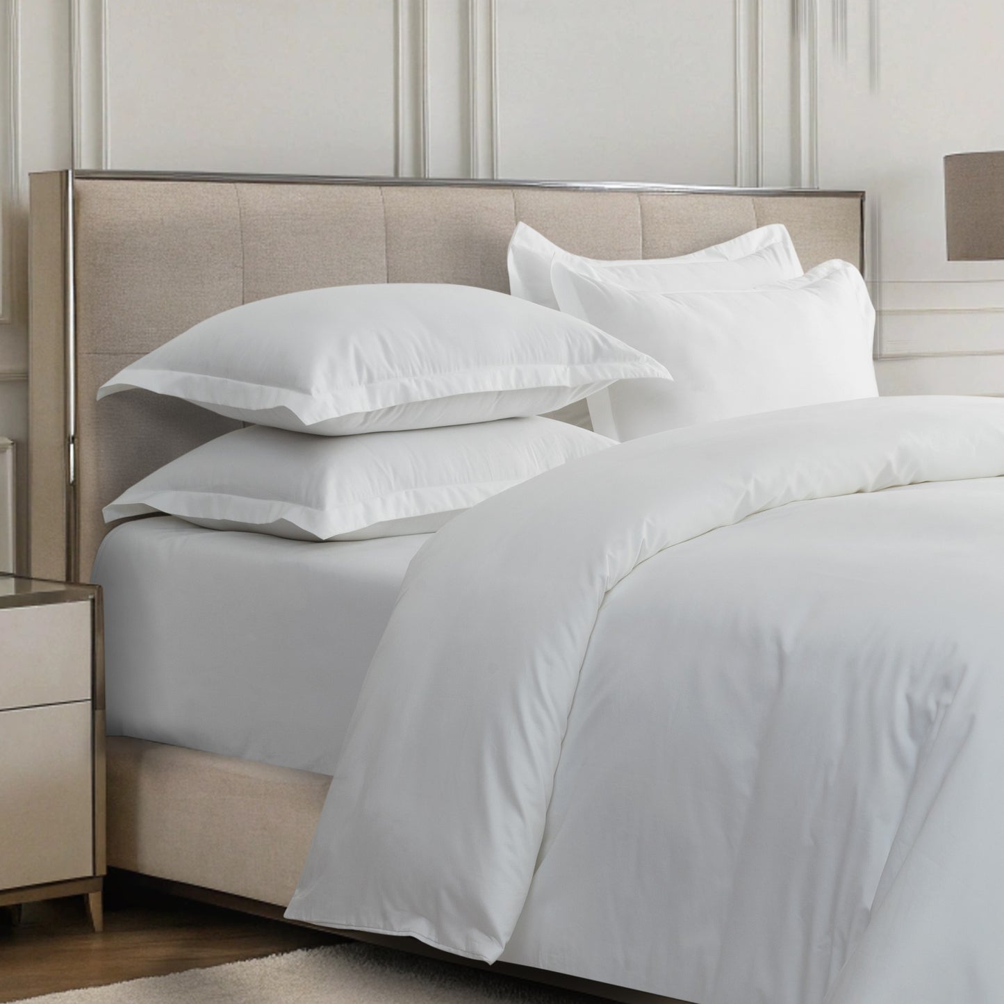 Duvet Cover 600TC Heavenly - White - LOVE FOR WHITE