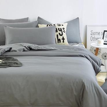Light Grey 300TC University Set - LOVE FOR WHITE