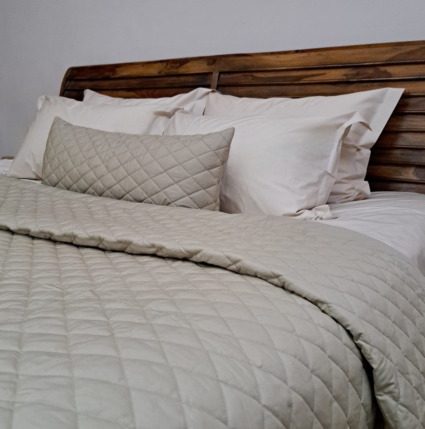 Summer Quilt/Bed Cover - Sage - LOVE FOR WHITE