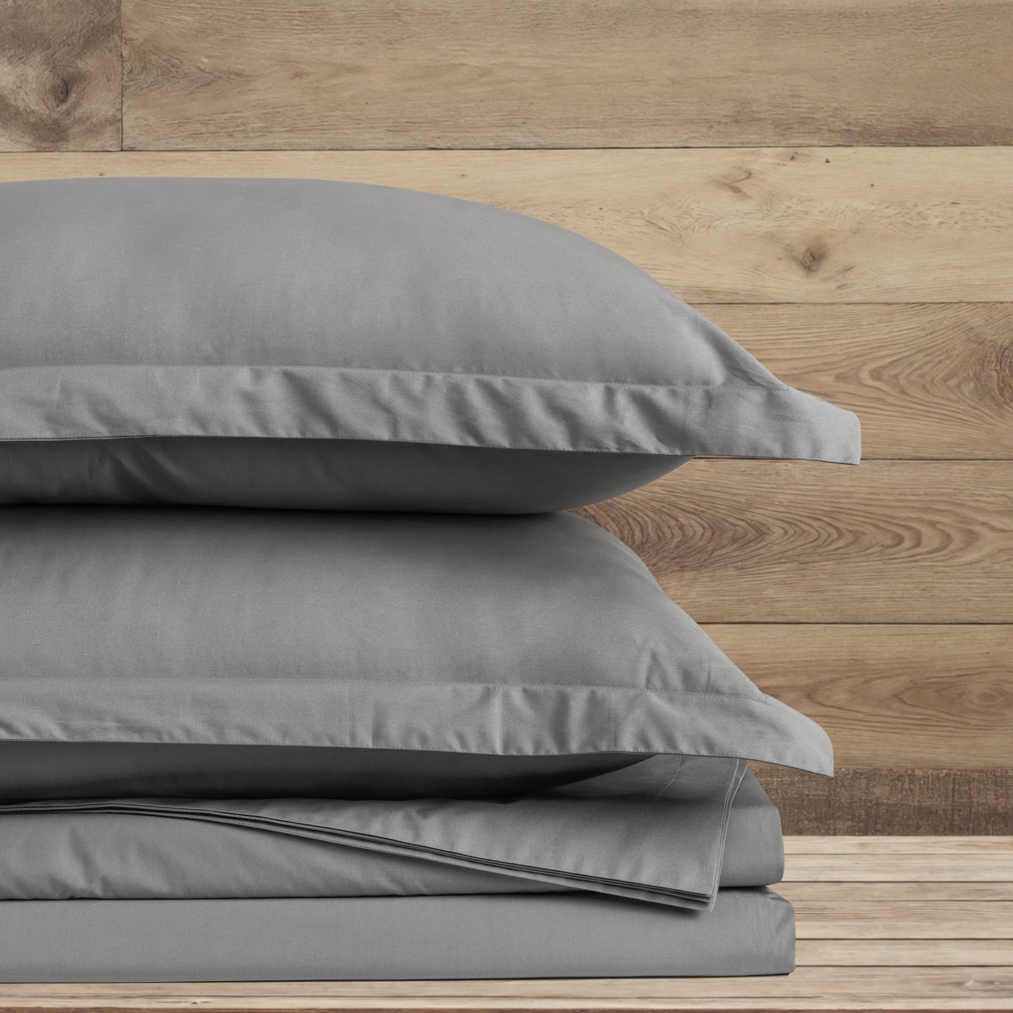 University/Dorm Bedding Sets - Light Grey - LOVE FOR WHITE