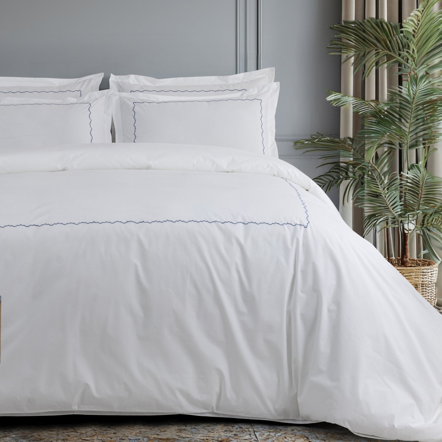 Duvet Cover Embroidered "Taj"