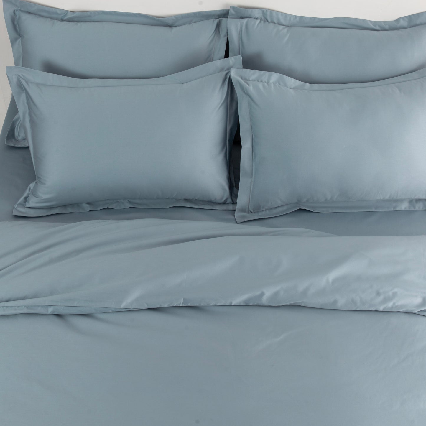 Duvet Cover 600TC Heavenly - Blue Blush - LOVE FOR WHITE