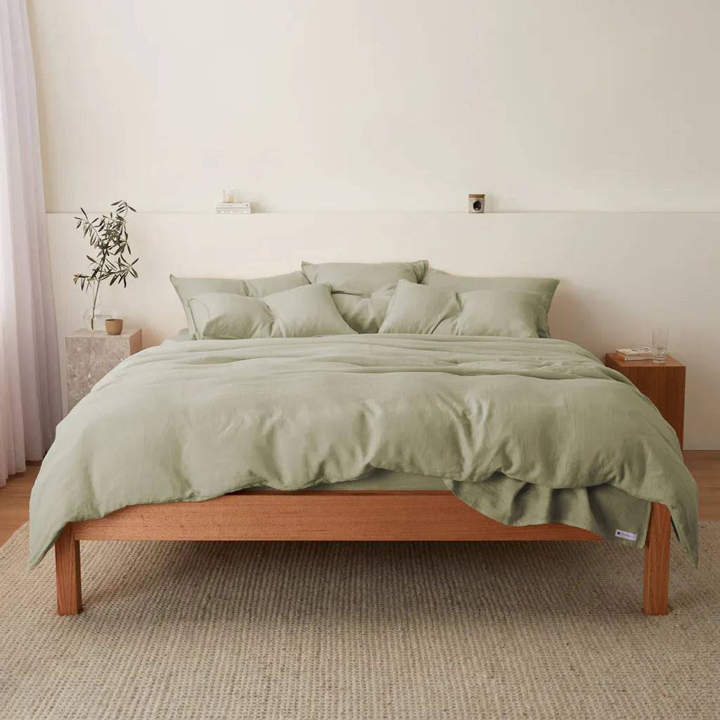 Fitted Sheet 300TC Luxury - Dusty Olive (Without Pillow Covers)