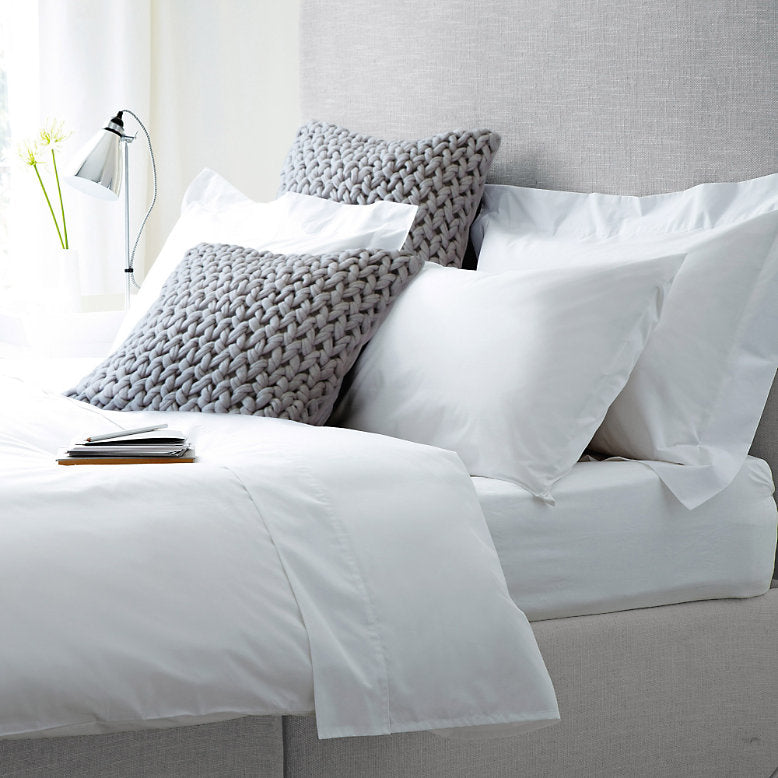 Bed Sheet 300TC Luxury Hotel - White(King Size)