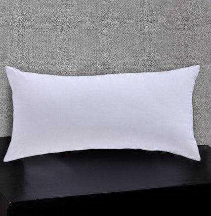 Lumbar Throw Pillow LOVE FOR WHITE