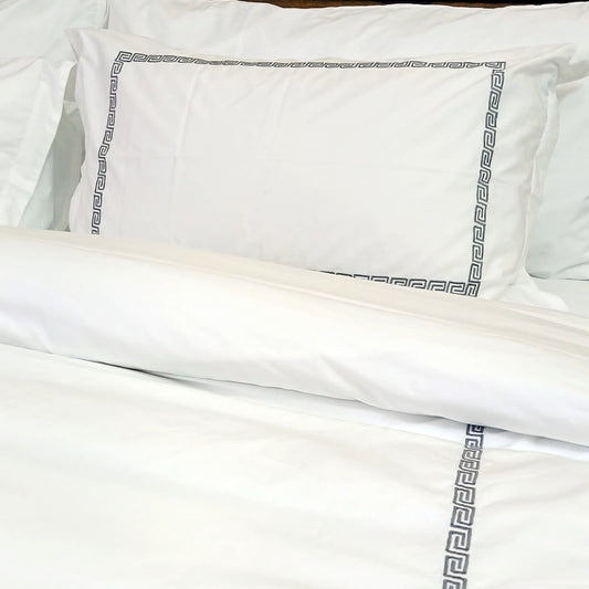 Duvet Cover Embroidered "Maze"