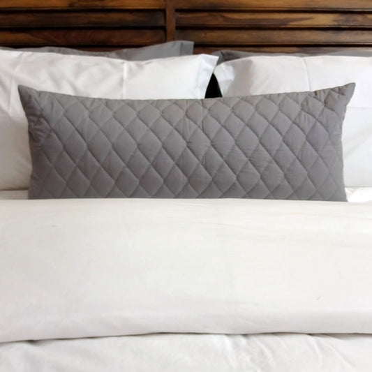 Lumbar Pillow Cover - Light Grey