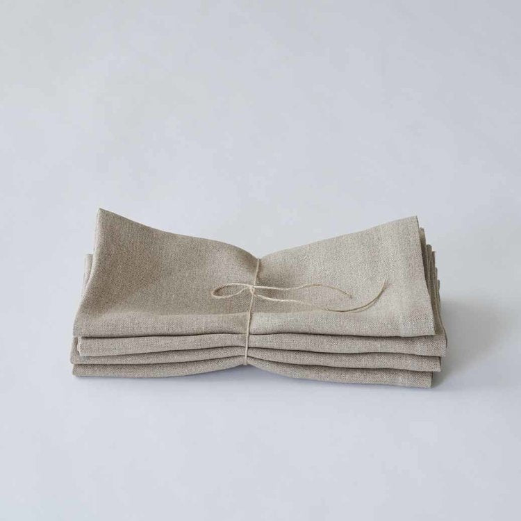 Linen Table Napkin set of 4-Natural