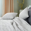 Quilted Cushion Cover - Cornflower - LOVE FOR WHITE                                                          