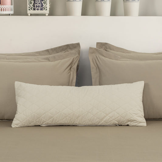 Lumbar/Throw Pillow Cover - Ecru (Light Beige)