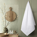 Quick Dry Waffle Bath Towel - White