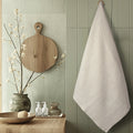 Serviette de bain gaufrée à séchage rapide - Écru naturel