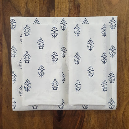 Bed Sheet Hand Block Printed "Ivy"
