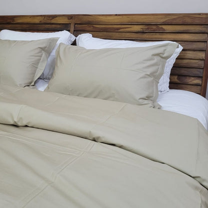 Duvet Cover 300TC Luxury - Dusty Olive - LOVE FOR WHITE                                                          