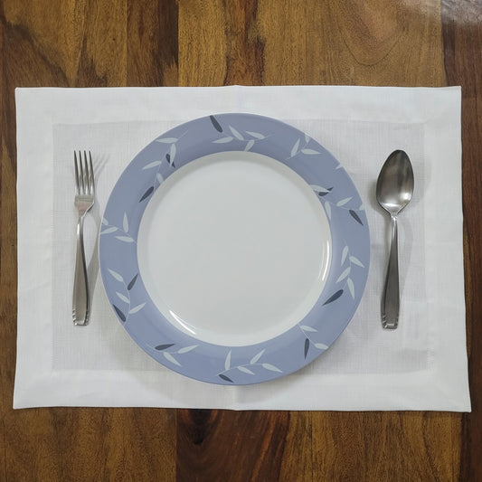 Linen Placemat set of 4- White