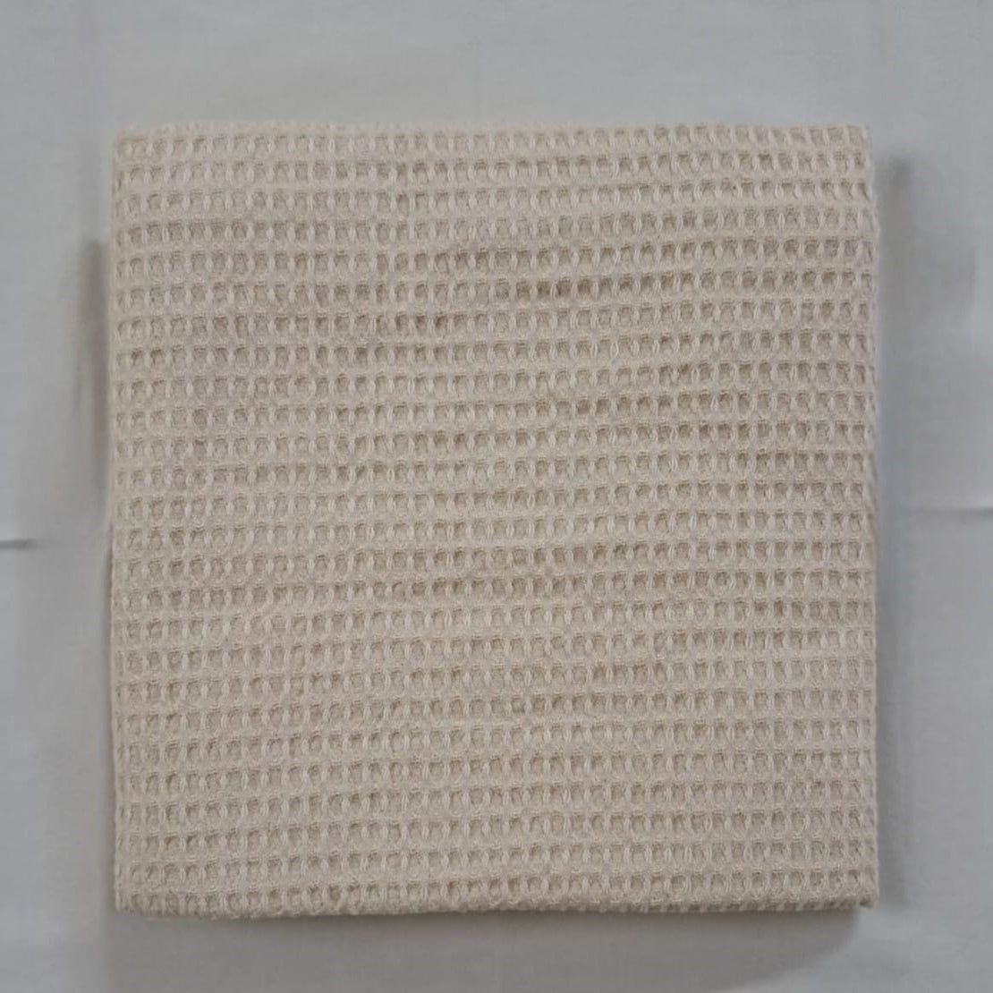 Quick Dry Waffle Bath Towel - Natural Ecru - LOVE FOR WHITE                                                          