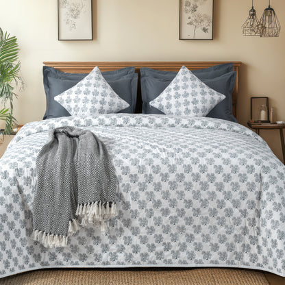 Summer Quilt/Bed Cover "Tree of Life" - LOVE FOR WHITE                                                          