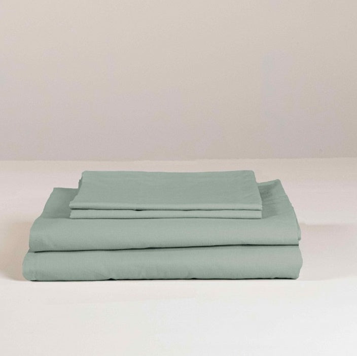 Bed Sheet 600TC Heavenly - Aqua Pearl