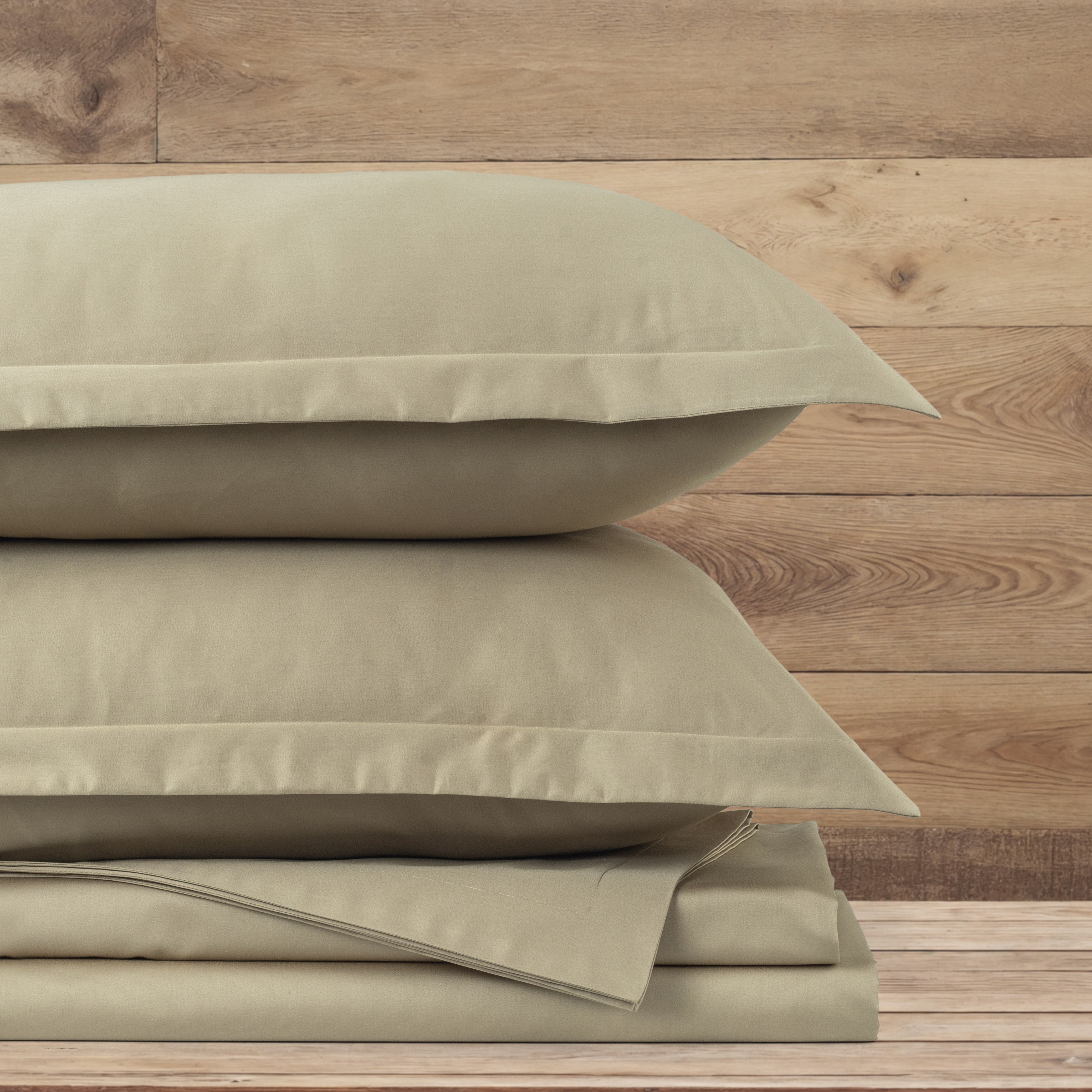 600TC Heavenly Bedding Sets - Dark Beige                                                        