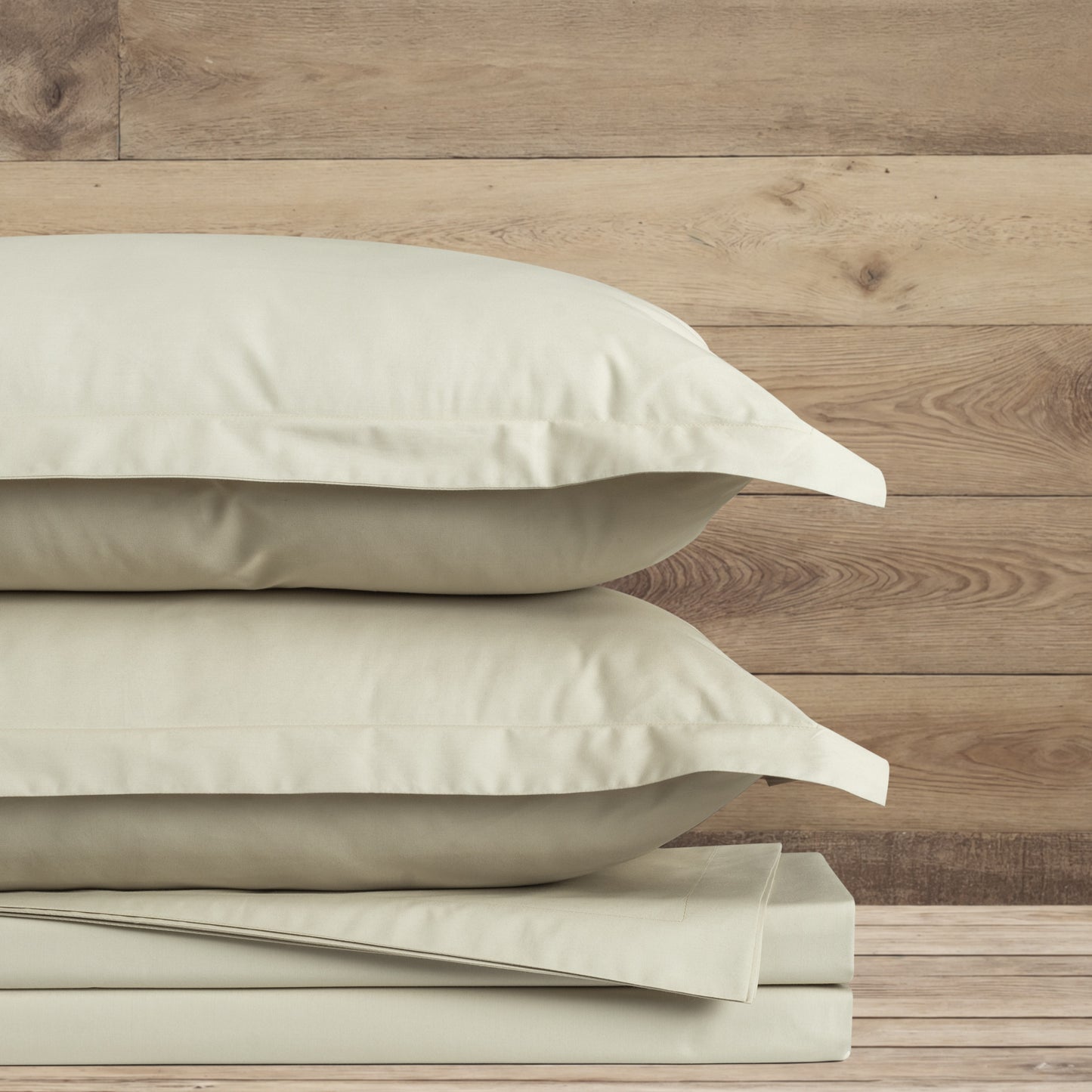 University/Dorm Bedding Sets - Light Beige(Ecru) - LOVE FOR WHITE                                                          