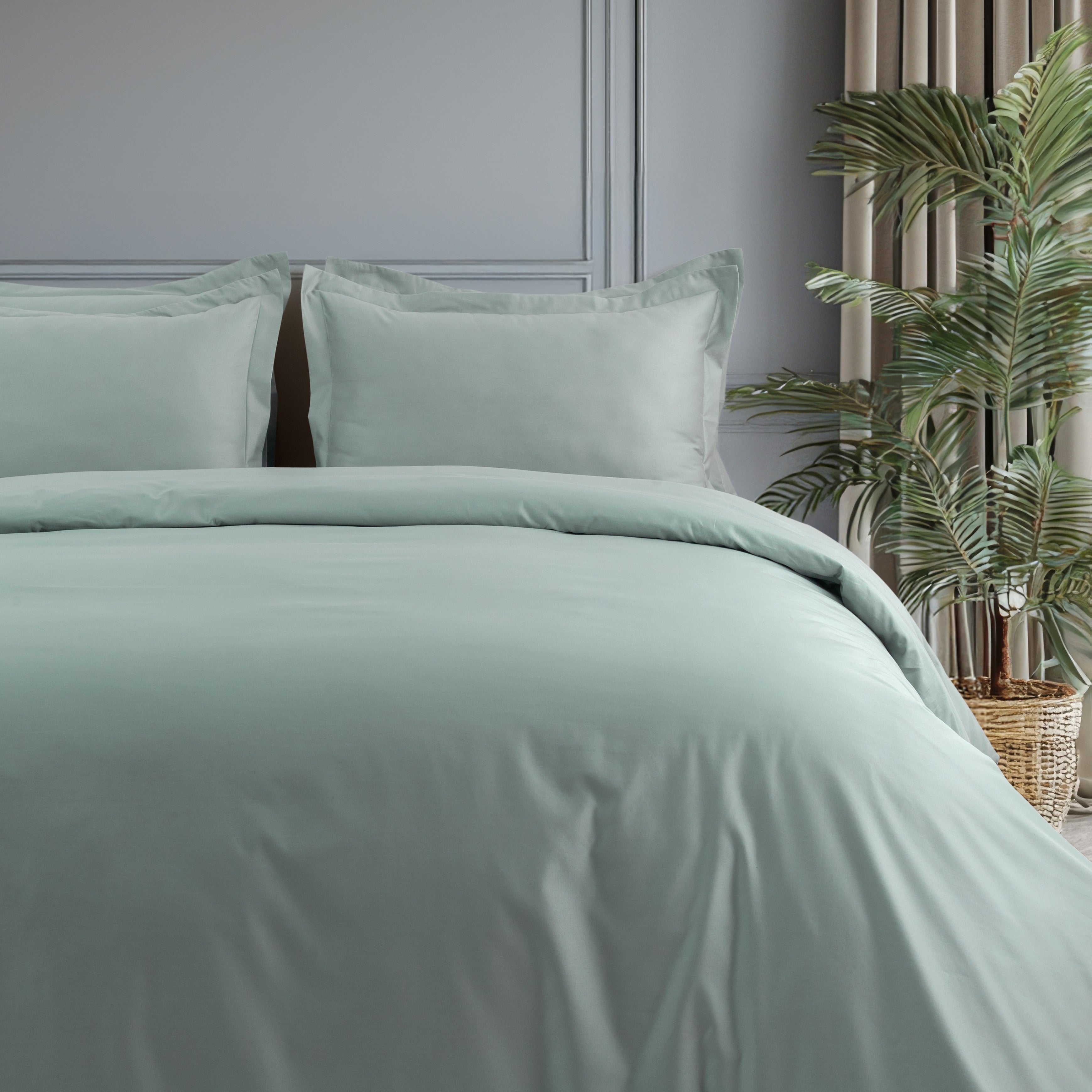 Bed Sheet 600TC Heavenly - Aqua Pearl                                        