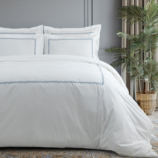 Duvet Cover Embroidered - Fern