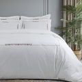 Pillow Covers Embroidered "Iris"  Set of 2