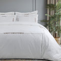 Duvet Cover Embroidered "Iris"  