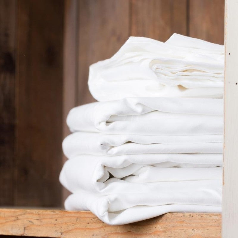 Bed Sheet 600TC Heavenly - White (King Size)