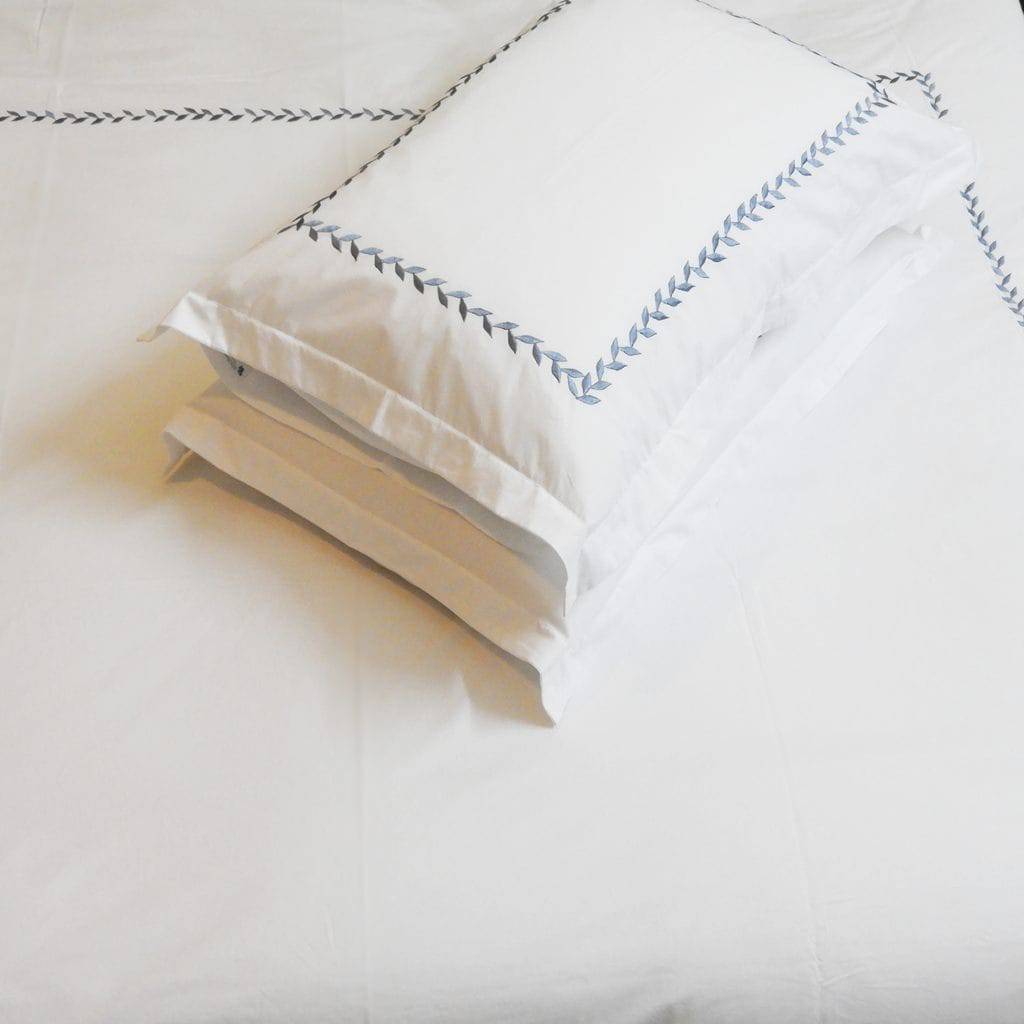 Duvet Cover Embroidered - Fern