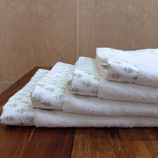 Luxury Hotel Hand Towels Set Of 4 - Hibiscus