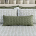 Lumbar/Throw Pillow Cover - Frosty Fern - LOVE FOR WHITE                                                          