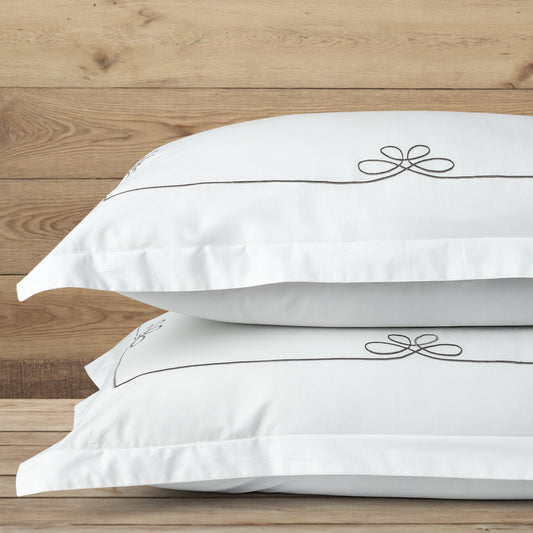 Pillow Covers Embroidered "Knots of Love" Set of 2