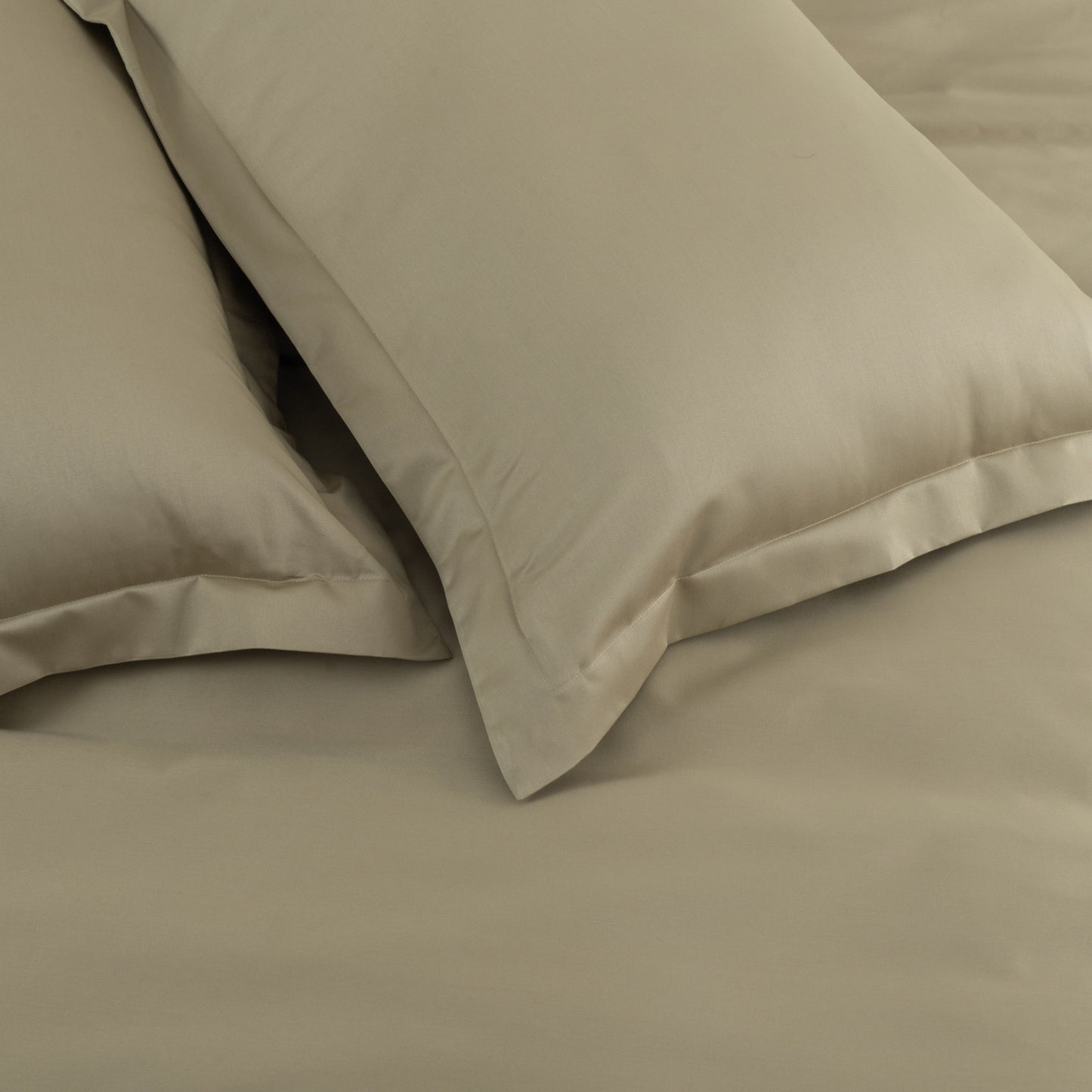 Fitted Sheet 600TC Heavenly - Dark Beige - LOVE FOR WHITE                                                          