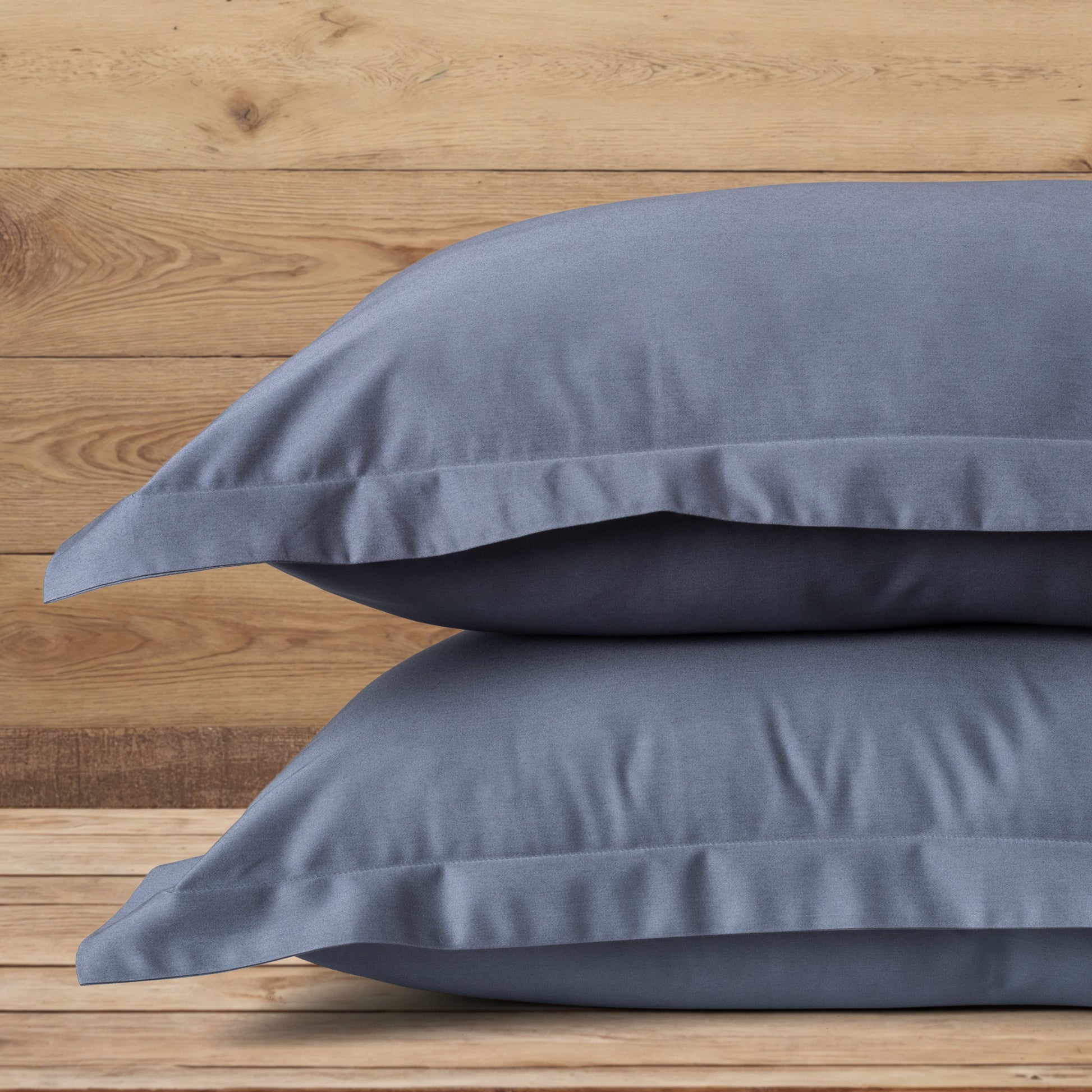 Pillow Covers 600TC Heavenly Set of 2 - Flintstone - LOVE FOR WHITE                                                          