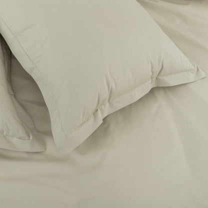 Fitted Sheet 300TC Luxury - Ecru (Light Beige) - LOVE FOR WHITE                                                          