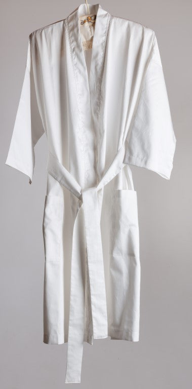 Heavenly Cotton Light Weight Bathrobe  - White