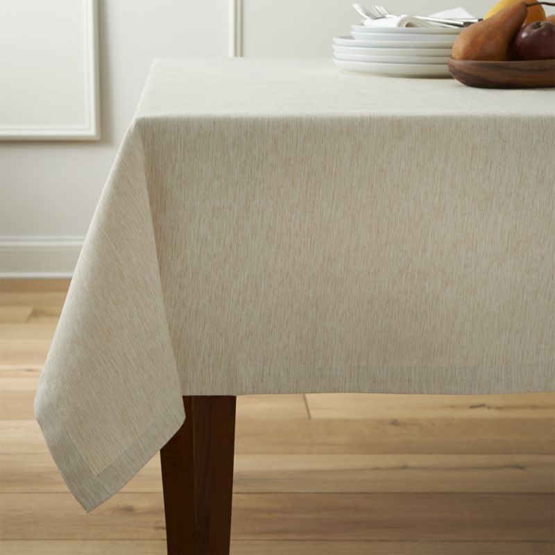 Linen Table Cloth - Cream