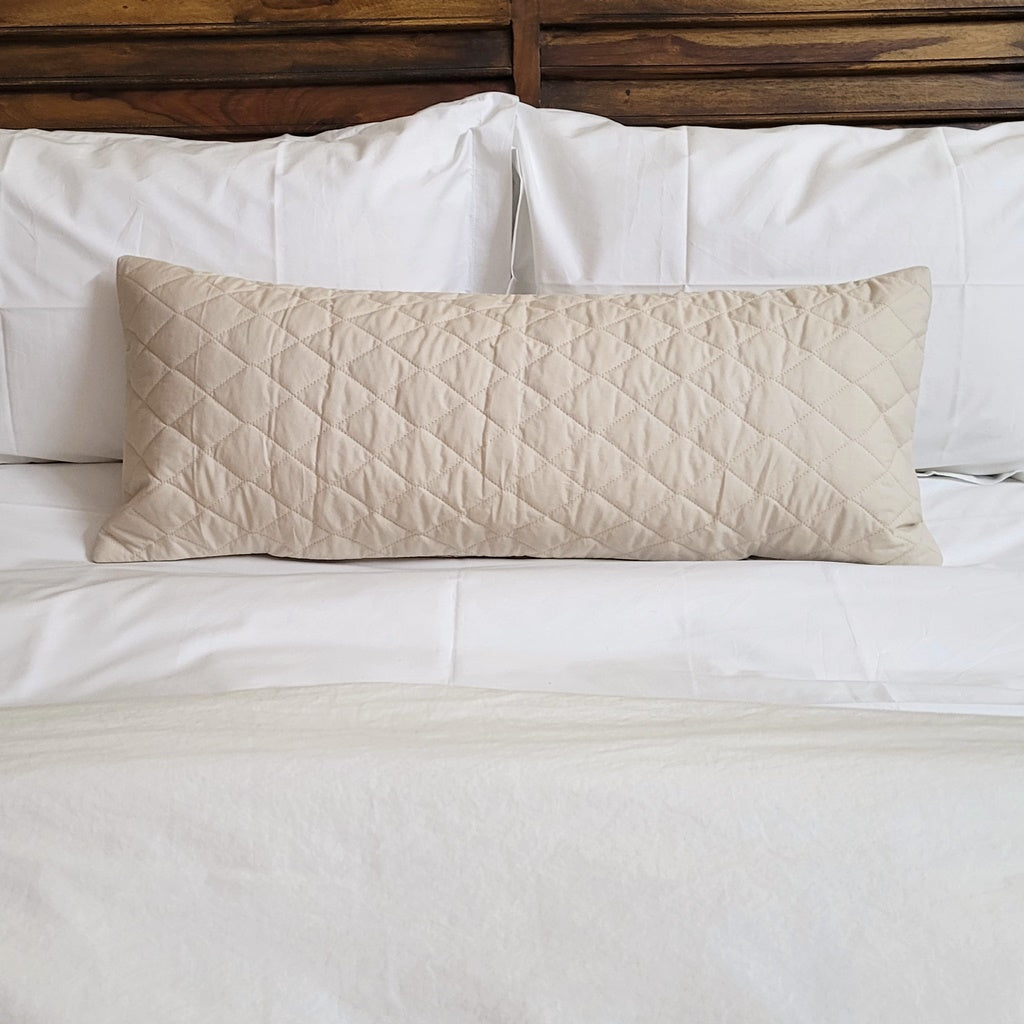 Lumbar Pillow Cover - Ecru (Light Beige)
