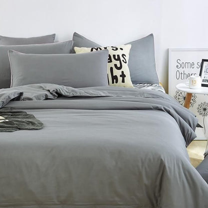 Bed Sheet 300TC Luxury - Light Grey (King Size)